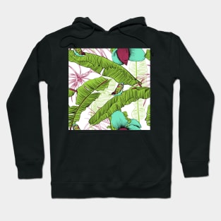 Seamless floral background with petunia Hoodie